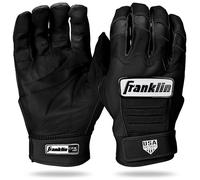 Franklin Sports USA Gants de softball pour femmes - CFX Pro Fastpitch + Slowpitch - Gants de frappeur pour filles - Paires adultes et jeunes - Noir - Taille M