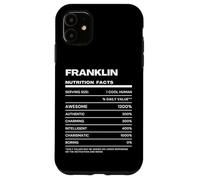 Franklin Valeur Nutritive Nom Drôle Coque pour iPhone 11