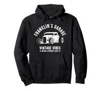 Franklin's Garage Hotrod Voiture Classique Design Personnalisé Sweat à Capuche