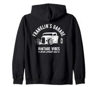 Franklin's Garage Hotrod Voiture Classique Design Personnalisé Sweat à Capuche