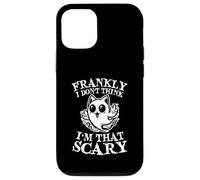 Frankly I Don't Think Im That Scary Cute Ghost Cat Halloween Coque pour iPhone 12/12 Pro