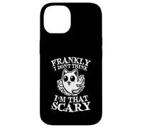 Frankly I Don't Think Im That Scary Cute Ghost Cat Halloween Coque pour iPhone 14