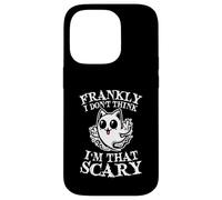 Frankly I Don't Think Im That Scary Cute Ghost Cat Halloween Coque pour iPhone 14 Pro