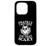 Frankly I Don't Think Im That Scary Cute Ghost Cat Halloween Coque pour iPhone 15 Pro