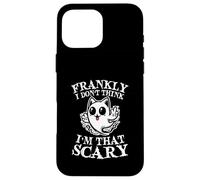 Frankly I Don't Think Im That Scary Cute Ghost Cat Halloween Coque pour iPhone 16 Pro Max
