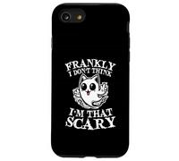 Frankly I Don't Think Im That Scary Cute Ghost Cat Halloween Coque pour iPhone SE (2020) / 7/8