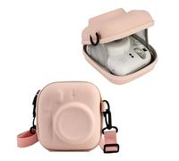 Frankmate Étui rigide en EVA compatible avec appareil photo Fuji Instax Mini 12/11/9/8/7+/7s/90/99/40/25/26/50/70, sac de rangement pour appareil photo instantané Fujifilm Mini avec bandoulière