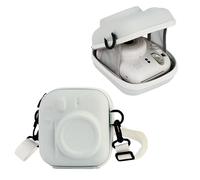 Frankmate Étui rigide en EVA compatible avec appareil photo Fuji Instax Mini 12/11/9/8/7+/7s/90/99/40/25/26/50/70, sac de rangement pour appareil photo instantané Fujifilm Mini avec bandoulière