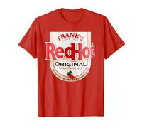 Frank's RedHot Label Casual Costume Hot Sauce Bottle T-Shirt