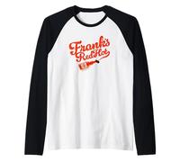Frank's RedHot Sauce Logo with Bottle Funny Manche Raglan