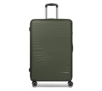 Franky Dallas 3.0 Valise rigide à 4 roulettes, olive, Koffer L 75 cm, Valise à double roulettes et serrure TSA