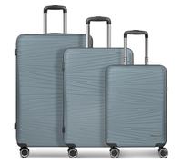 Franky Dallas 3.0 Set de valises à 4 roulettes 3 pièces avec soufflet d'extension gris