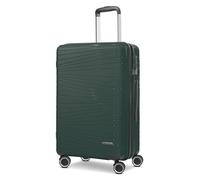 Franky Dallas 3.0 Valise rigide à 4 roulettes, olive, Koffer M 65 cm erweiterbar, Valise à double roulettes et serrure TSA