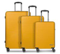 Franky Ensemble de bagages 'Dallas 3.0' jaune, Taille One Size