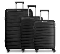 Franky Ensemble de bagages noir, Taille One Size