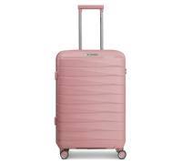Franky London 4 roues Valise cabine M 65 cm avec soufflet d'extension rose