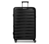 Franky London 4 roulettes Trolley L 74 cm avec soufflet d'extension noir