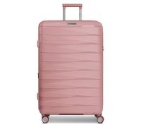 Franky London 4 roulettes Trolley L 74 cm avec soufflet d'extension rose