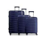 Franky Ensemble de bagages 'London' bleu foncé, Taille One Size