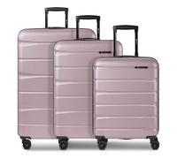 Franky Munich 4.0 4 roues Set de valises 3 pièces avec soufflet d'extension violet