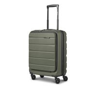 Franky Munich 4.0 4 roues Valise cabine 55 cm Compartiment ordinateur avec soufflet d'extension olive