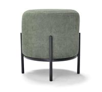 FRANKYSTAR BONN VELVET Petit pouf rond en velours côtelé