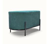 FRANKYSTAR LIPSIA VELVET Pouf ovale en velours côtelé