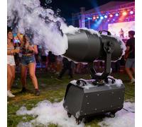 FRANREADER Canon à Mousse Électrique 2000W pour Fêtes, Machine à Mousse Extérieur Grande Taille avec 2 Sachets, Portée 5-8m Couvre 50㎡, Rotation Auto pour Soirée DJ, Festival