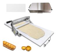 FRANREADER Laminoir à pâte à épaisseur réglable, Machine à laminer la pâte Pliable, avec Plaque de laminage, Machine à laminer la pâte Manuelle, pour Pizzas, pâtisseries et fondants A300