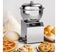 FRANREADER Pétrin à Pizza, minuteur 30 Min, Structure INOX 5kg/11lb | La cuve spacieuse convient aux préparations répétées dans les cuisines domestiques et professionnelles.