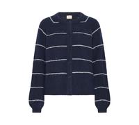 Fransa Cardigan 'FRKENDRA CAR 1' bleu nuit / blanc, Taille M