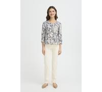 Fransa Chemisier 'ARIANA' beige / mélange de couleurs, Taille XS