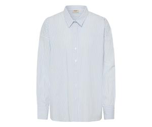 Fransa Chemisier 'FRZASHIRT' bleu clair / blanc cassé, Taille XL