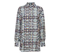 Fransa Chemisier 'Misa' beige / bleu / jaune / orange, Taille L