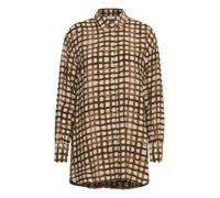 Fransa Chemisier 'Misa' beige / marron / vert, Taille XS