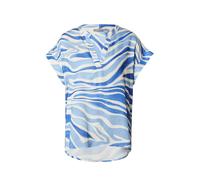 Fransa Chemisier 'ZENA' bleu roi / bleu-gris / blanc cassé, Taille S