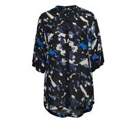 Fransa Curve Chemisier bleu / blanc, Taille XXXL