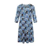 Fransa Curve Robe 'Dina' bleu / bleu clair / caramel / noir, Taille 42-44