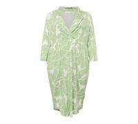 Fransa Curve Robe 'Dot' vert clair / blanc cassé, Taille 50