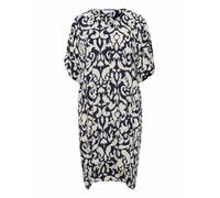 Fransa Curve Robe 'FPIria' bleu foncé / blanc, Taille 50-52
