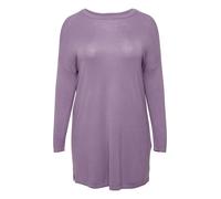 Fransa Curve Robes en maille 'Blume' lavande, Taille M-L