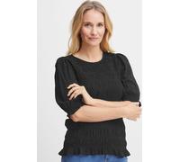 fransa FRMALU Femme Blouse courte avec fronces au niveau du corps et ruches sur les manches