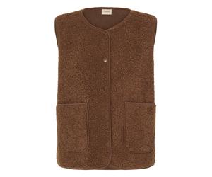 Fransa Gilet 'FRGWYNNE' marron, Taille L
