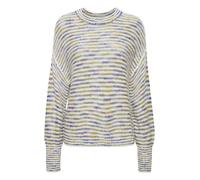 Fransa Pull-over 'Lea' bleu / vert / blanc, Taille S