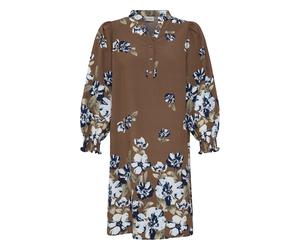 Fransa Robe 'CARRIE' marron / mélange de couleurs, Taille 38