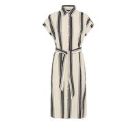 Fransa Robe-chemise 'Maddie' beige / bleu marine, Taille 40