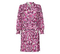 Fransa Robe 'FRARiana' rose néon / noir / blanc cassé, Taille 38
