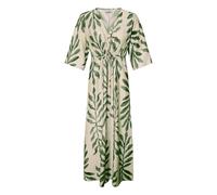 Fransa Robe 'MANI' beige / vert foncé, Taille 36