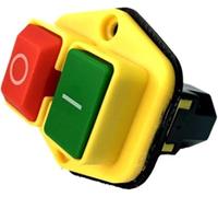 HAIJUNSM Commutateur à Bouton Poussoir 1pc KJD17b Interrupteur de Bouton 22 0V-240V 16A 5 -Immateur d'outils d'alimentation de pin, Onecolor