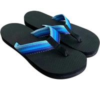 Fransande Tongs à pénis cachées, série décontractée d'été plage freely, sandales confortables antidérapantes parodies, design amusant et innovant, tongs en caoutchouc mousse, bleu, 45 EU